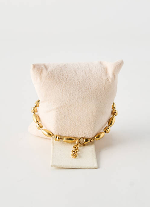 Bracelet fermeture fermoir mousqueton or TATA GISELE homme