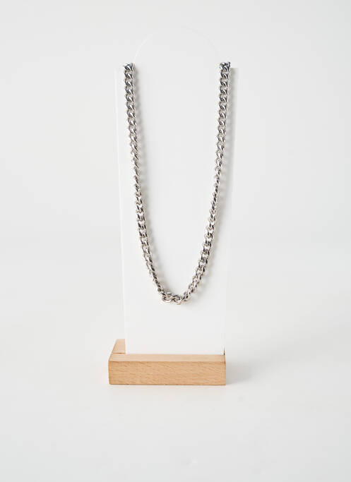 Collier fermeture fermoir mousqueton argent TATA GISELE homme