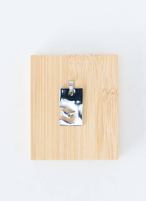 Pendentif matériaux métal argent TATA GISELE femme