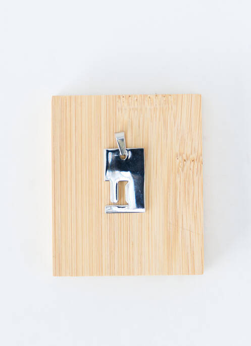 Pendentif matériaux métal argent TATA GISELE femme