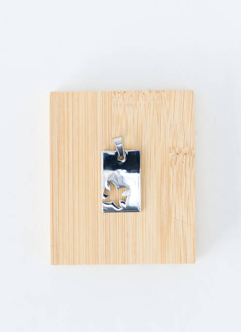 Pendentif matériaux métal argent TATA GISELE femme