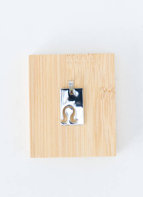 Pendentif matériaux métal argent TATA GISELE femme