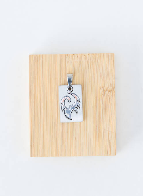 Pendentif matériaux métal argent TATA GISELE femme