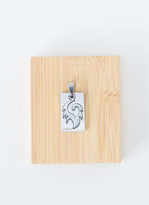 Pendentif matériaux métal argent TATA GISELE femme