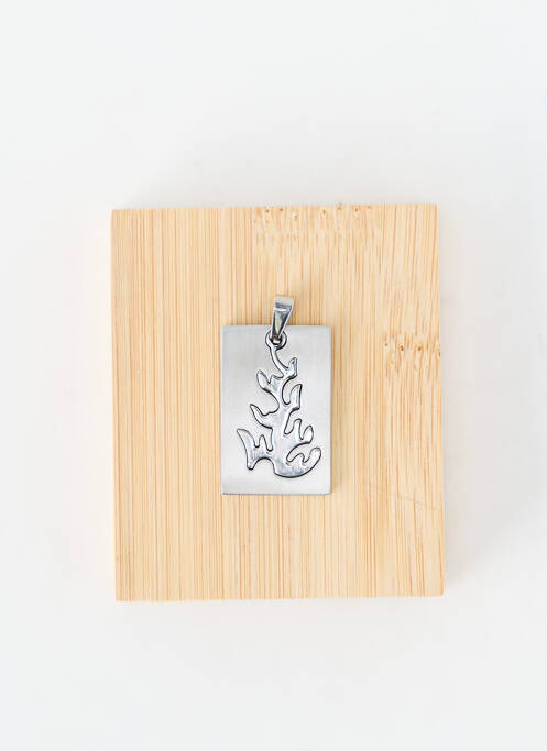 Pendentif matériaux métal argent TATA GISELE femme