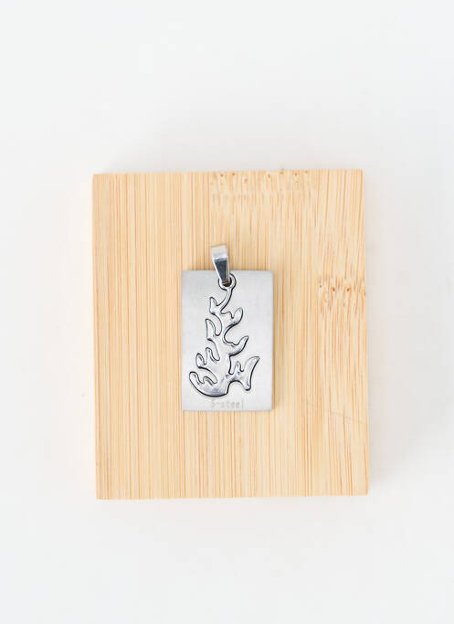Pendentif matériaux métal argent TATA GISELE femme