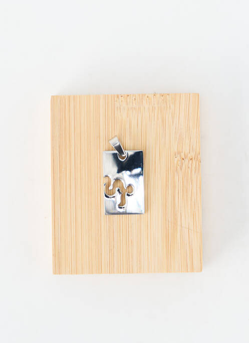 Pendentif matériaux métal argent TATA GISELE femme