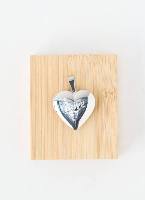 Pendentif matériaux métal argent TATA GISELE femme