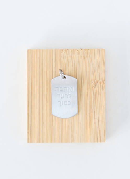 Pendentif argent TATA GISELE homme