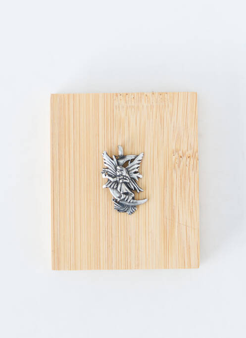 Pendentif matériaux métal argent TATA GISELE homme