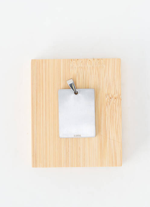 Pendentif matériaux métal argent TATA GISELE homme