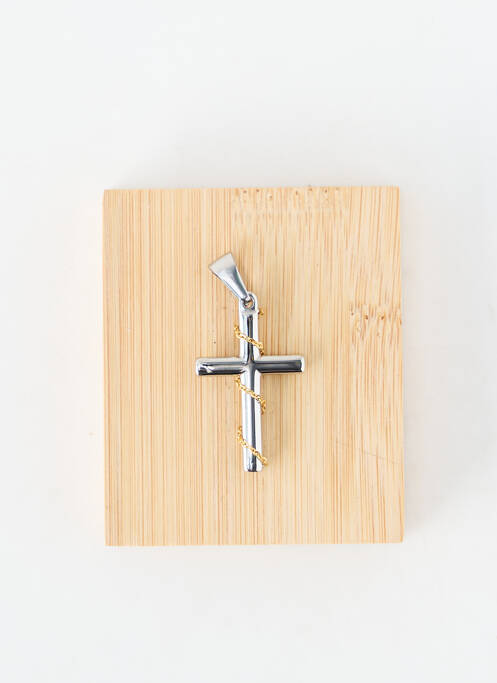 Pendentif argent TATA GISELE homme