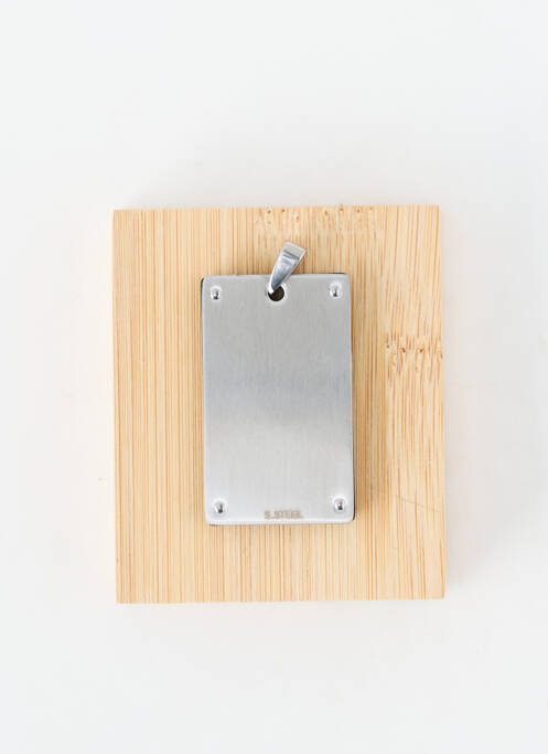 Pendentif argent TATA GISELE homme