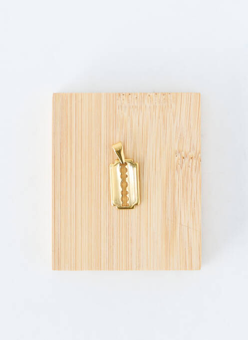 Pendentif or TATA GISELE homme