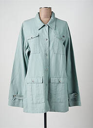 Veste casual coupe droite vert STK femme