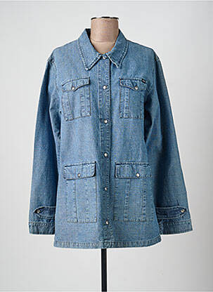Veste casual coupe droite bleu STK femme