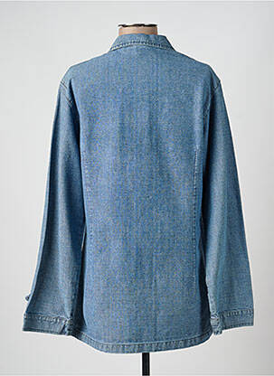 Veste casual coupe droite bleu STK femme