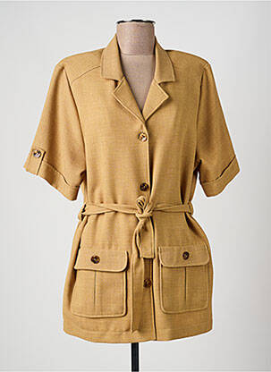 Veste chic fermeture boutonnée sur le devant beige GRIFFON femme