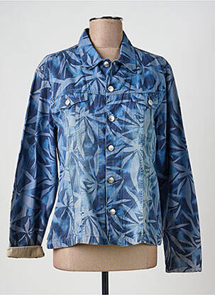 Veste casual poches bleu STK femme
