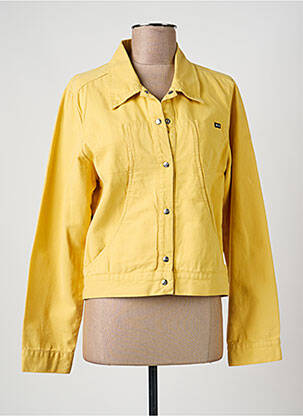 Veste casual poches jaune STK femme