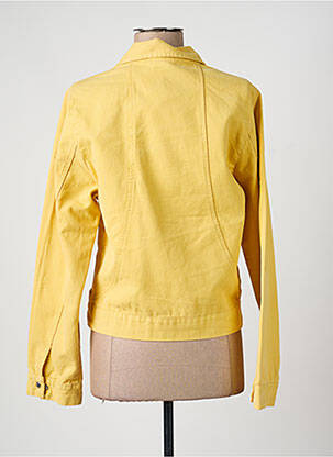 Veste casual poches jaune STK femme