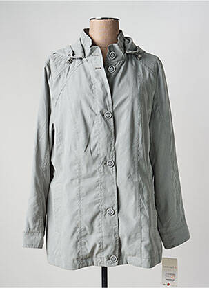 Coupe-vent manches longues a capuche gris CONCEPT K femme