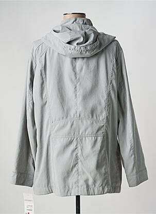 Coupe-vent poches a capuche gris CONCEPT K femme