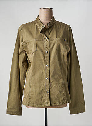 Veste casual poches vert STK femme