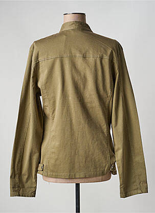 Veste casual poches vert STK femme