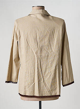 Veste casual epaulette beige TELMAIL femme