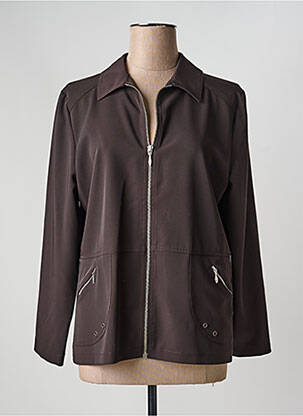 Veste casual poches marron ATLANTA femme