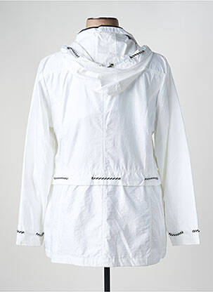 Coupe-vent poches a capuche blanc CONCEPT K femme
