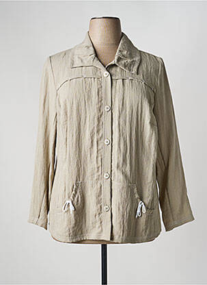 Veste casual poches beige TELMAIL femme