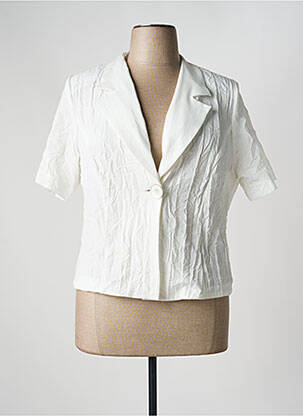 Blazer coupe cintrée blanc GUY DUBOUIS femme
