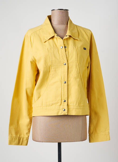 Veste casual poches jaune STK femme