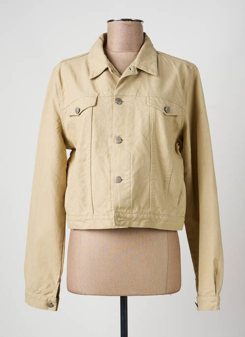 Veste casual poches beige SETRAK femme