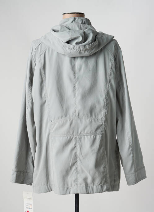 Coupe-vent manches longues a capuche gris CONCEPT K femme