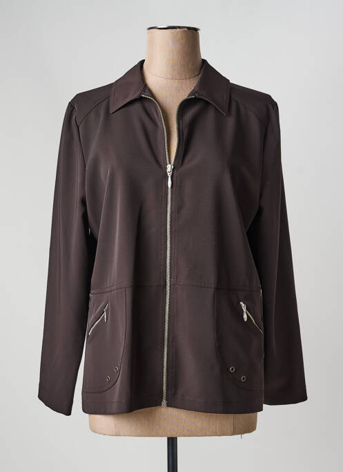 Veste casual poches marron ATLANTA femme