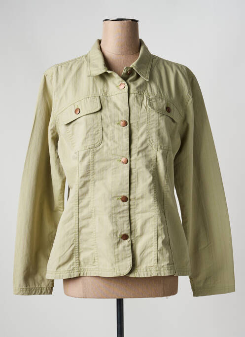 Veste casual poches vert STK femme