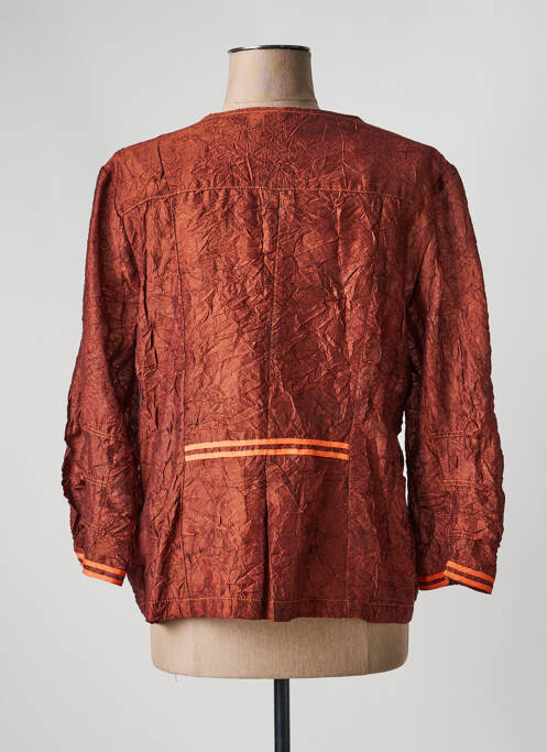 Veste casual poches orange QUATTRO femme