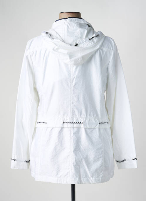 Coupe-vent manches longues a capuche blanc CONCEPT K femme