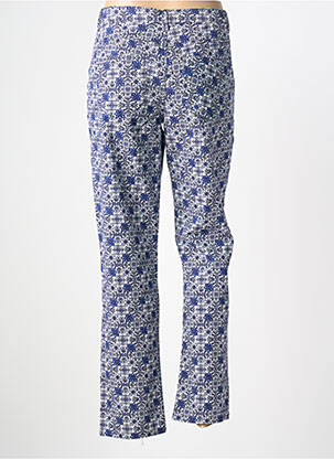 Pantalon droit stretch taille normale bleu CONCEPT K femme