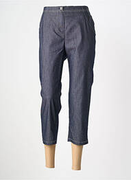 Pantacourt stretch taille normale bleu TELMAIL femme