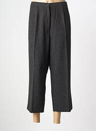 Pantacourt coupe droite taille normale gris FRANCE RIVOIRE femme