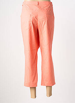 Pantacourt coupe droite taille normale orange ATLANTA femme