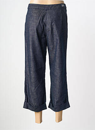 Pantacourt coupe droite taille normale bleu STK femme