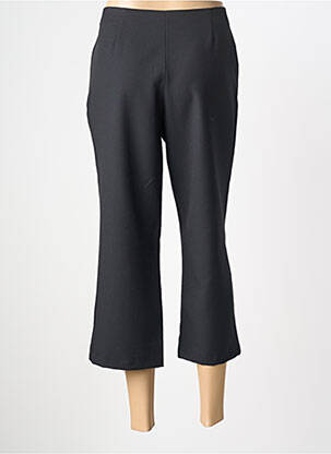 Pantacourt coupe droite taille normale noir LUCCHINI femme