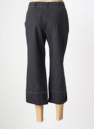 Pantacourt coupe droite taille normale noir ATLANTA femme