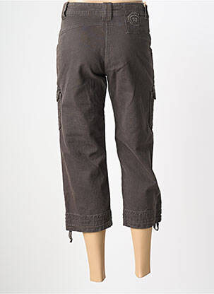 Pantacourt coupe droite taille normale gris STK femme