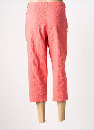 Pantacourt coupe droite taille normale orange GUY DUBOUIS femme